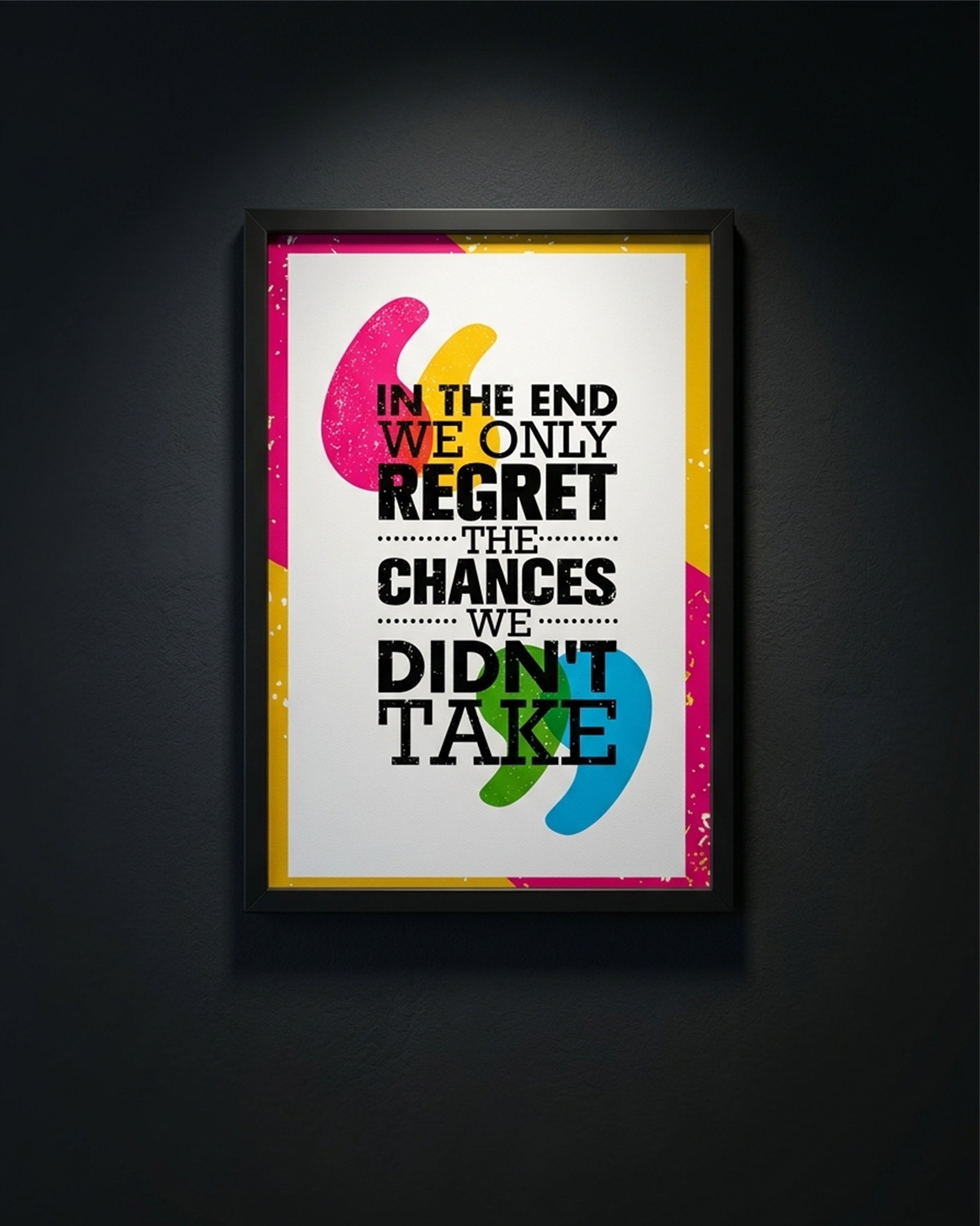 Be the Energy You Want to Attract" Motivational Wall Art - Premium Black Framed Inspirational Poster