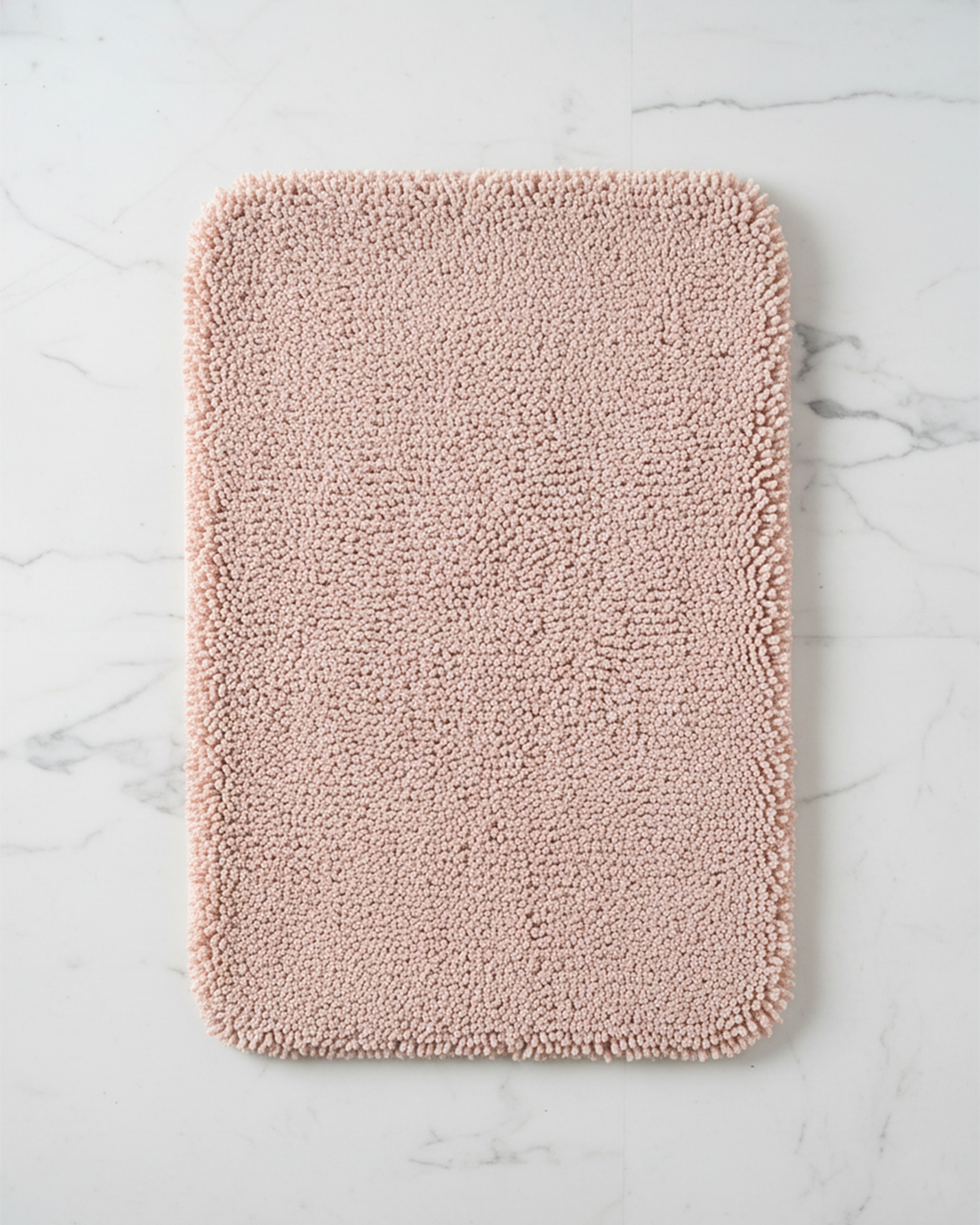 Ultra-Plush Cloud-Soft Blush Pink Bath Mat – Premium Shaggy Microfiber Anti-Slip Rug | High-Absorbent Luxury Floor Mat