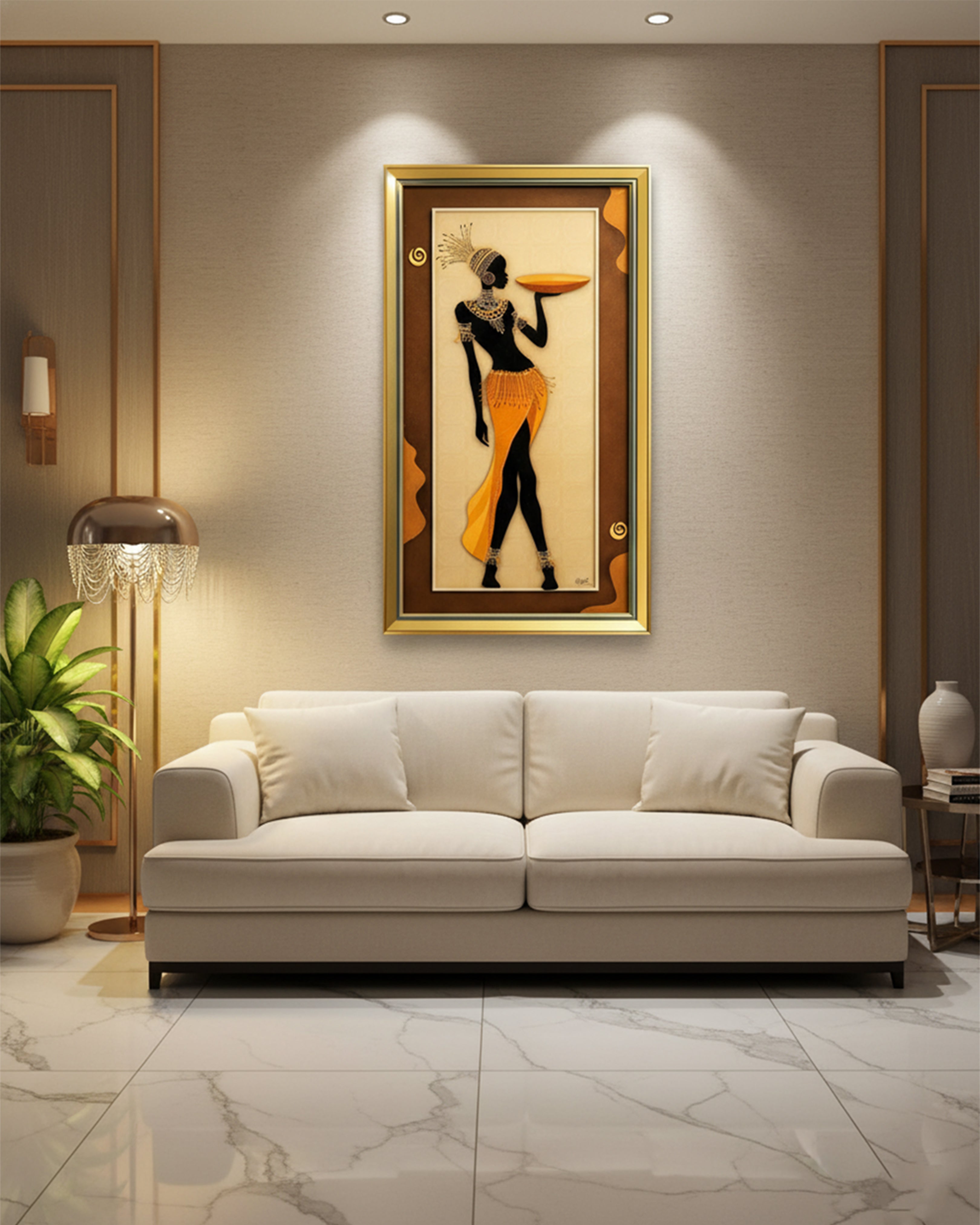 Gold-Etched Charcoal Abstract Luxury Bath Mat – 3D Modern Art Rug | Non-Slip Premium Microfiber Floor Mat