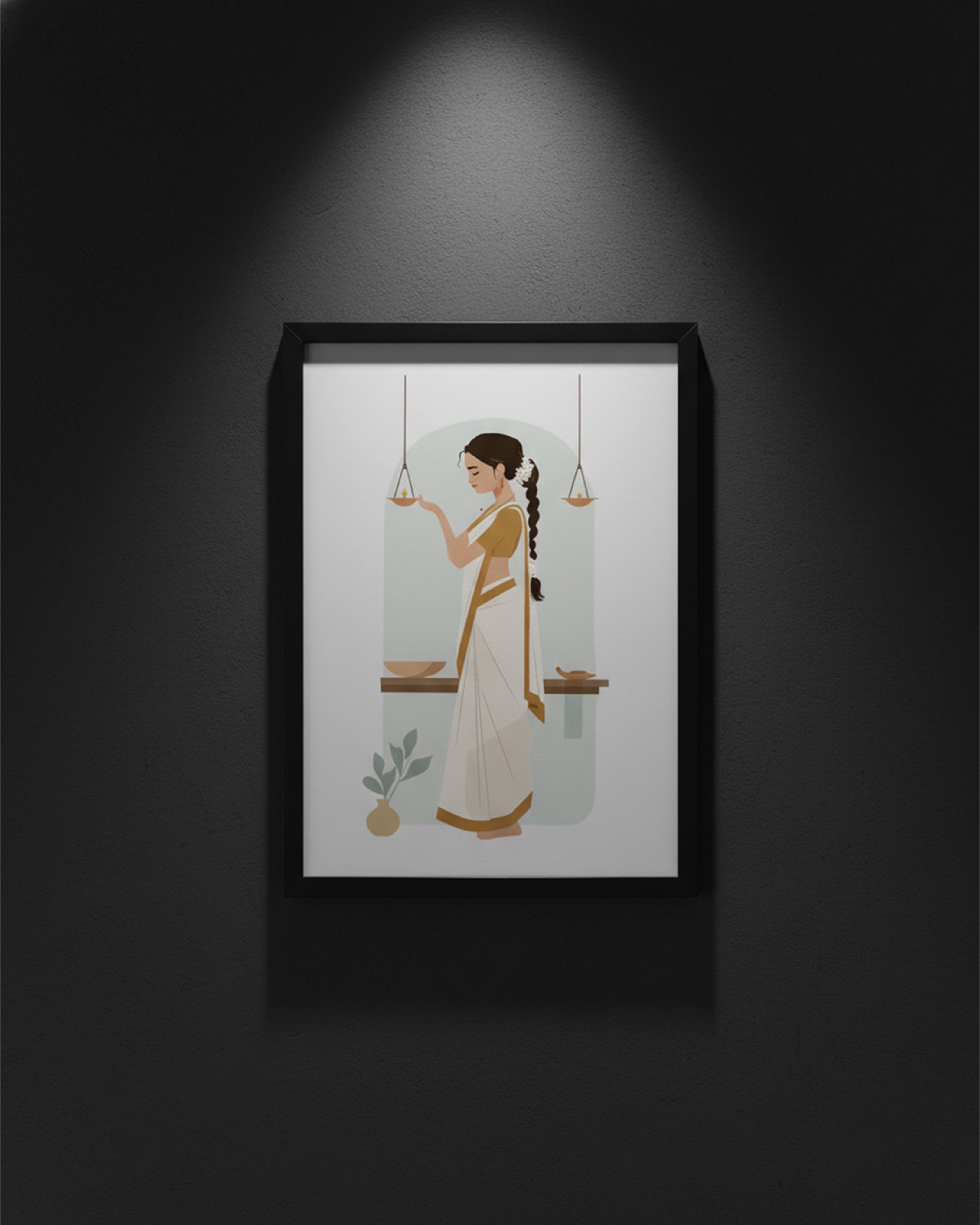 "Make it Happen" Bold Motivational Wall Art - Premium Black Framed Inspirational Poster for Goal Achievers