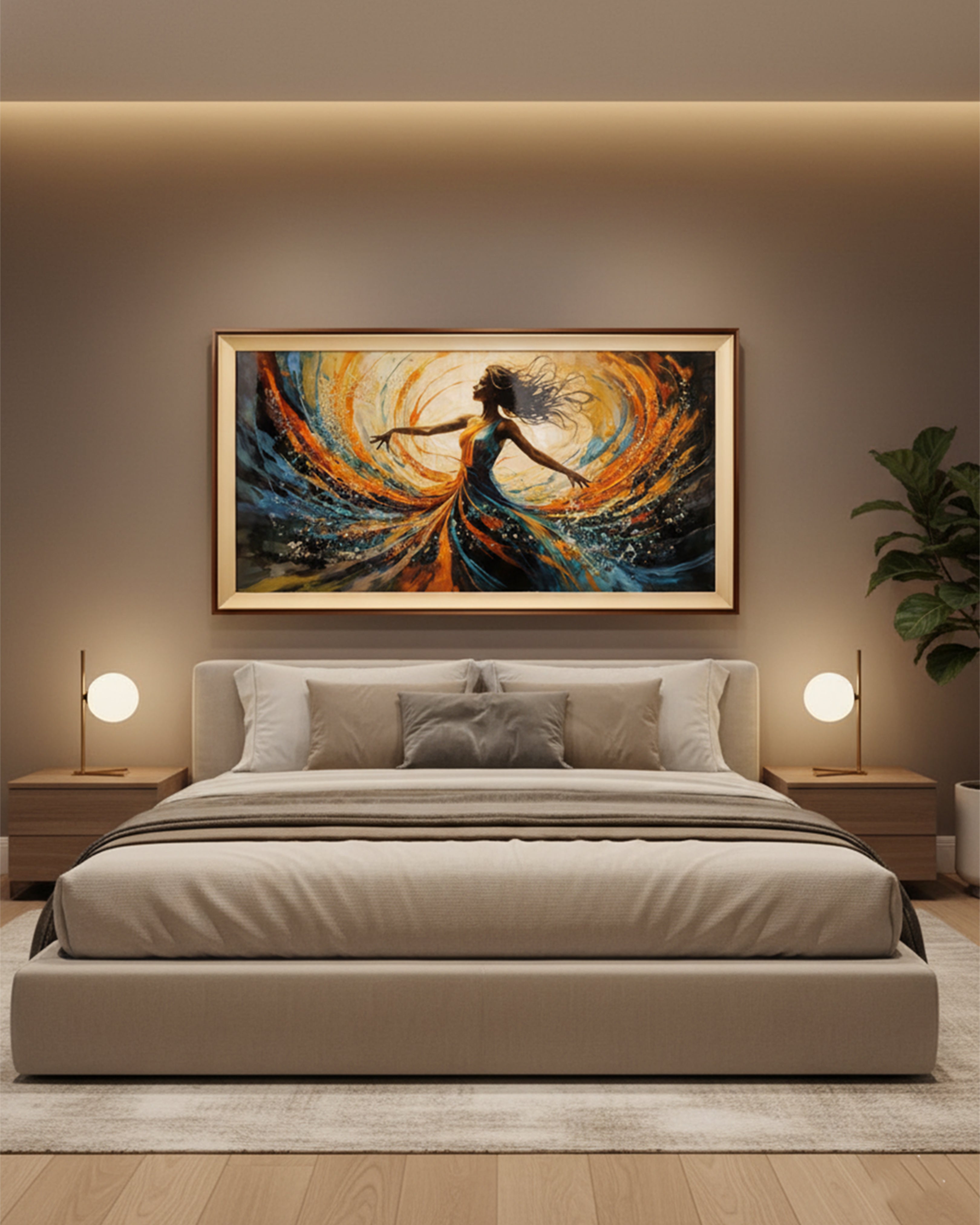 Serene Minimalist Floral Bath Mat – Soft Grey & Cream 3D Abstract Rug | Ultra-Soft Absorbent Microfiber Floor Mat