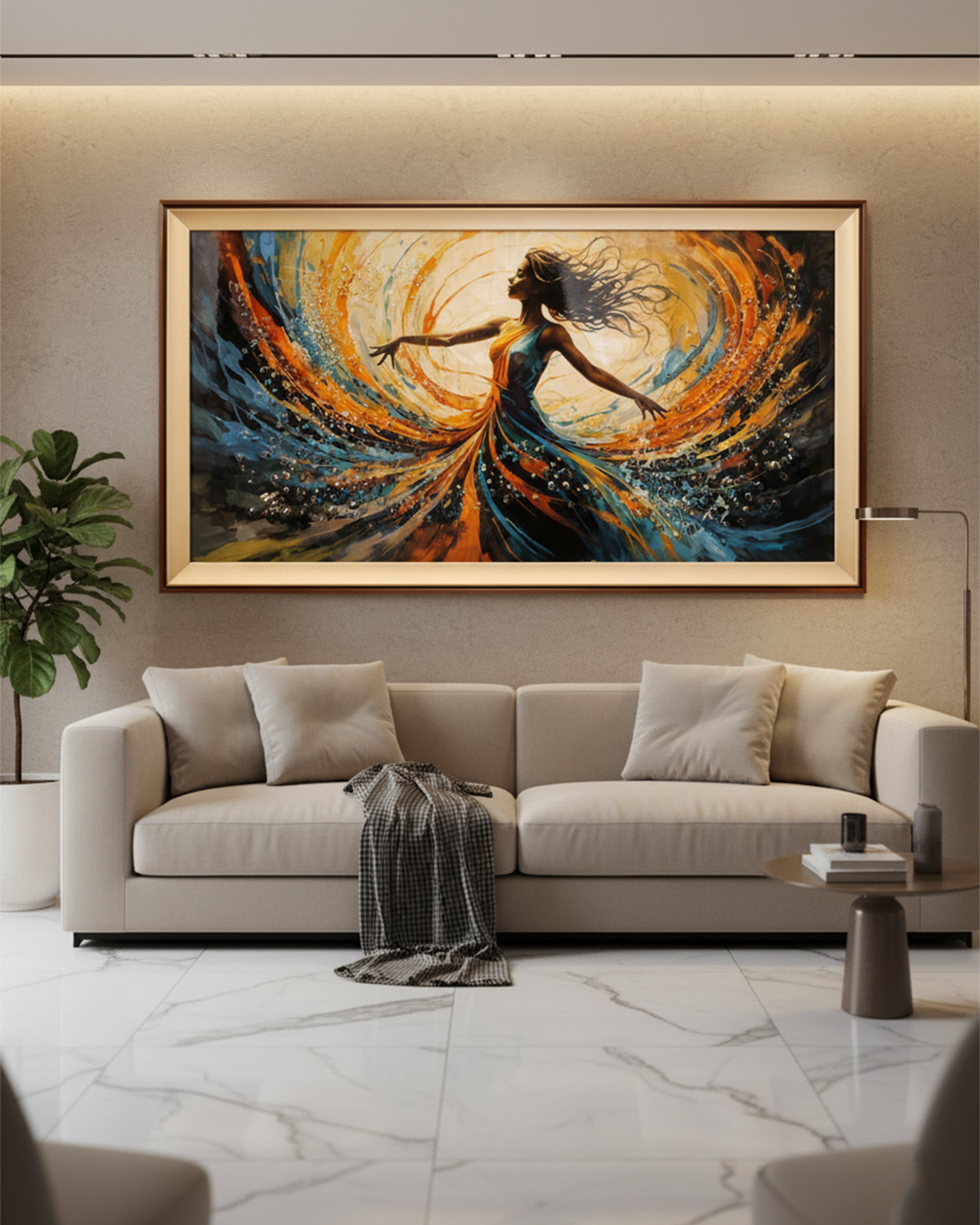 Serene Minimalist Floral Bath Mat – Soft Grey & Cream 3D Abstract Rug | Ultra-Soft Absorbent Microfiber Floor Mat