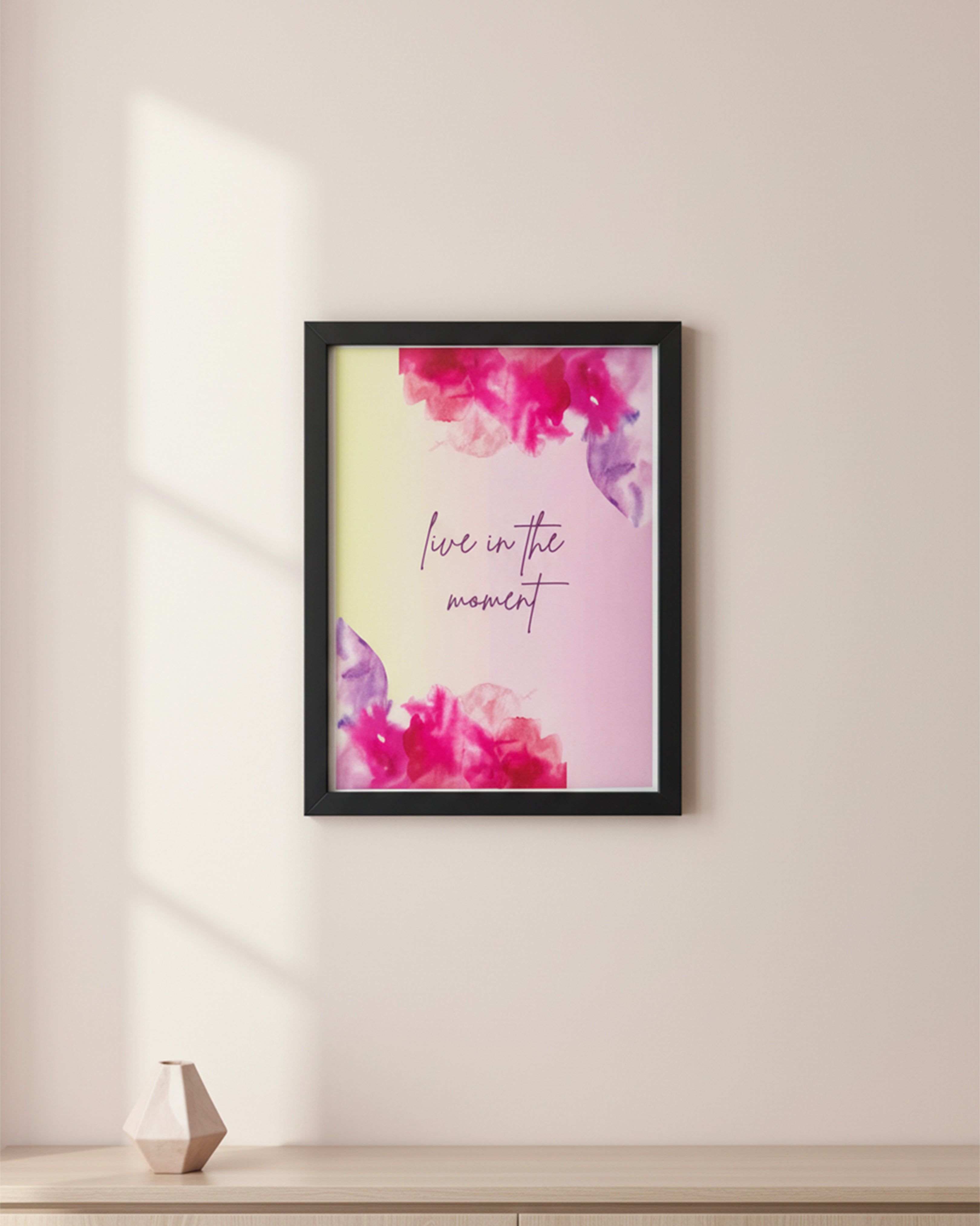 "The Chances We Didn't Take" Philosophical Wall Art - Modern Minimalist Framed Quote for Home & Office