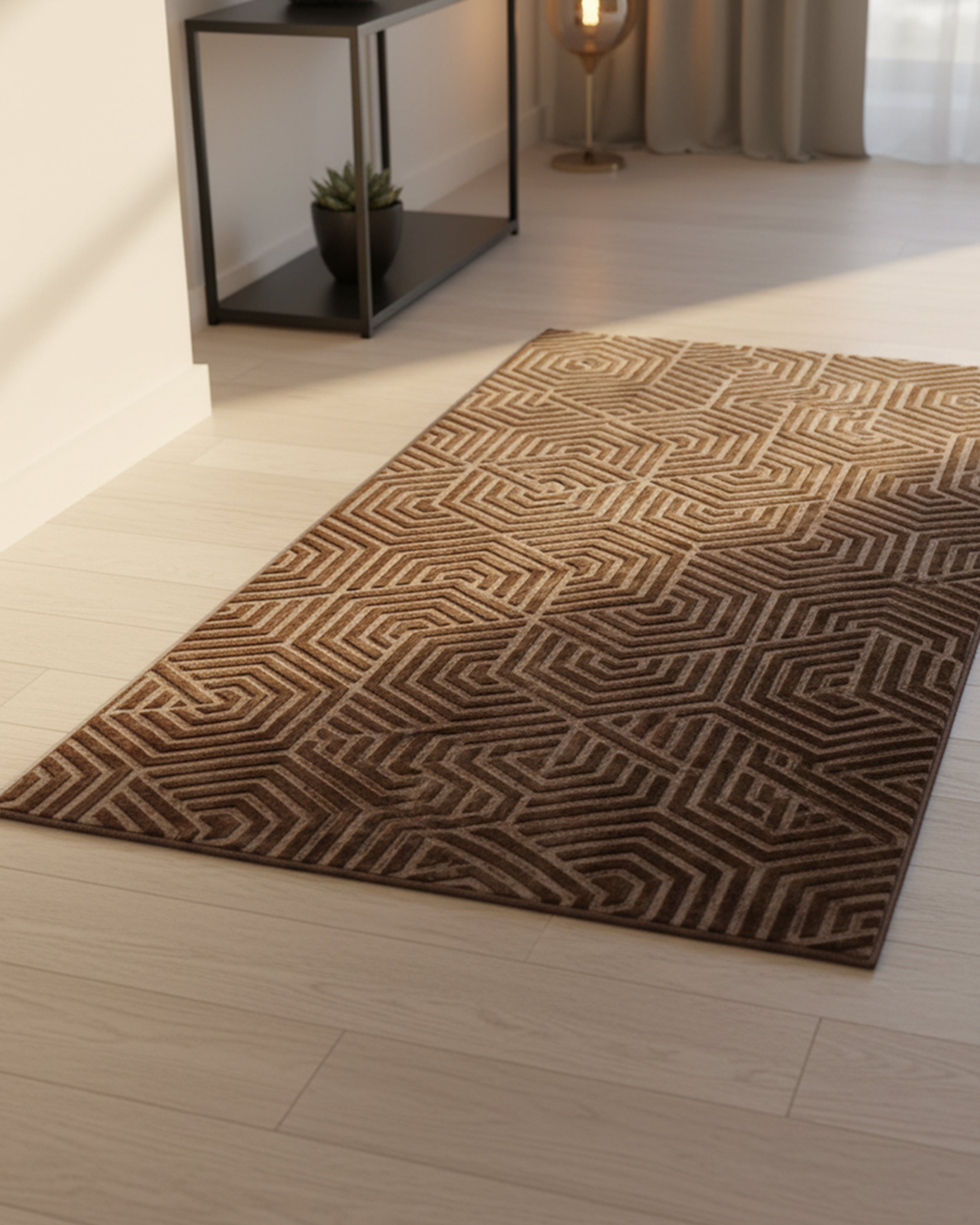 Turquoise Bloom Luxury Bath Mat – 3D Floral Swirl Anti-Slip Bathroom Rug | Ultra Soft & Highly Absorbent Designer Floor Mat