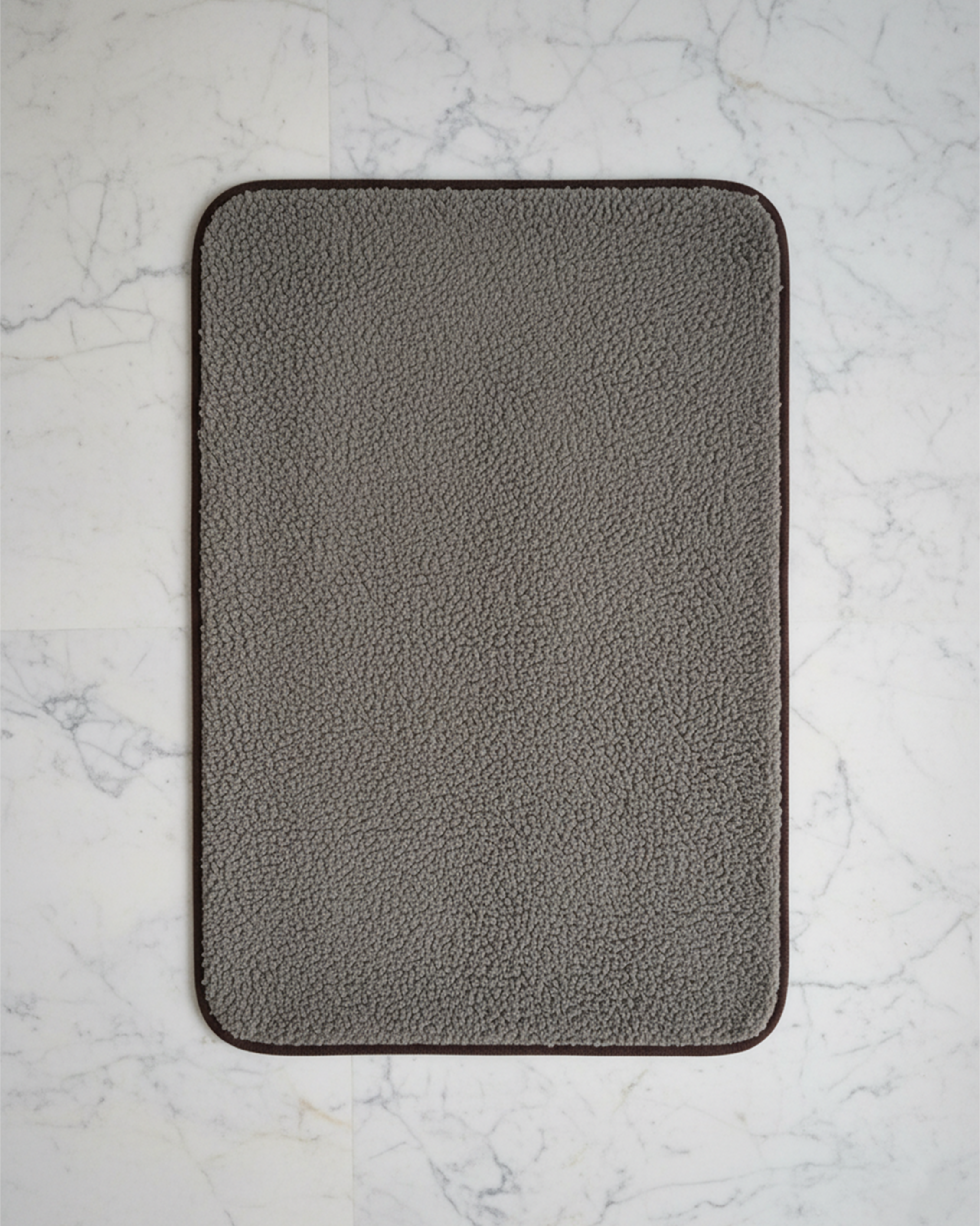 Elite Slate Grey Ultra-Absorbent Bath Mat – High-Density Microfiber Anti-Slip Rug | Premium Soft-Touch Entrance & Bathroom Floor Mat