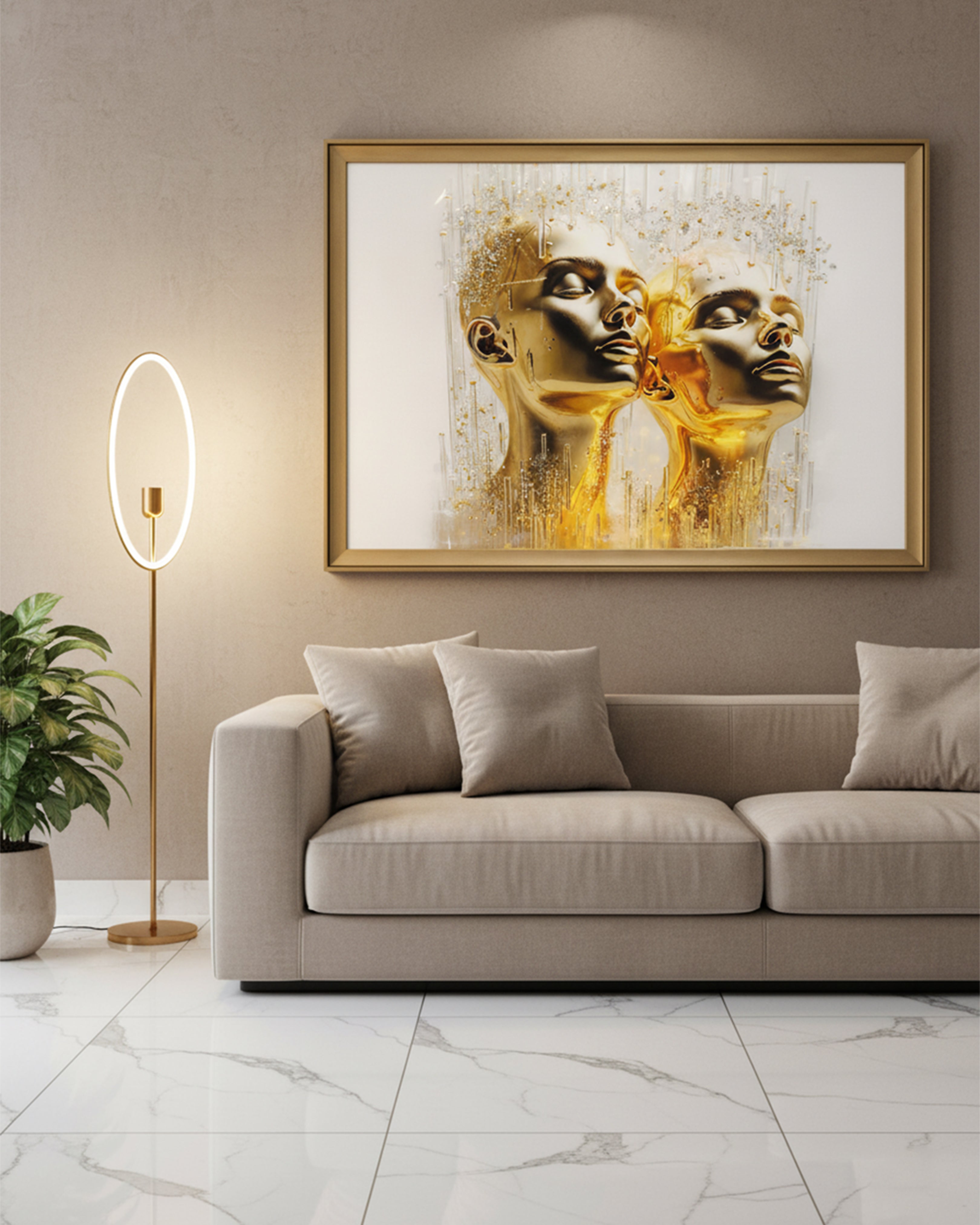 French Countryside Floral Bath Mat – Soft Cream & Grey 3D Designer Rug | Premium Non-Slip Microfiber Floor Mat