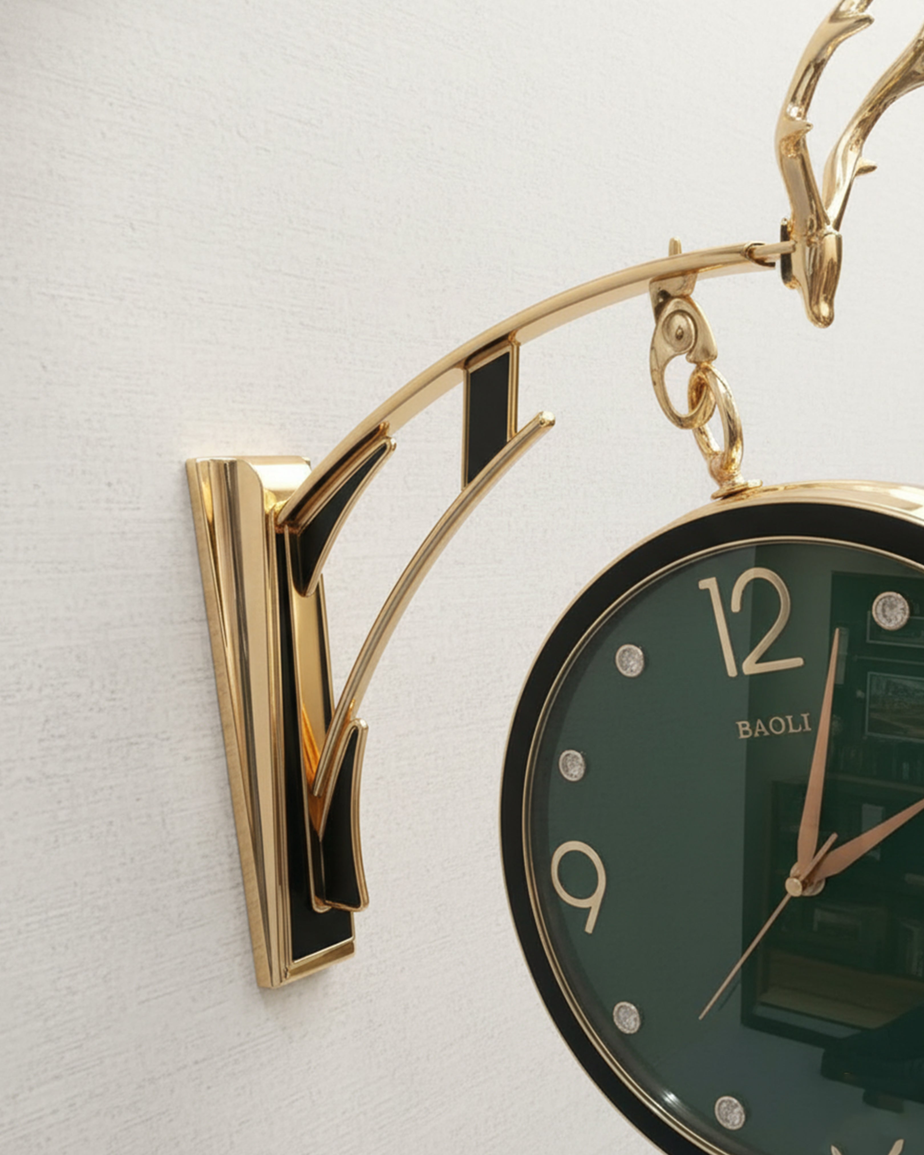 Meditating Buddha Statue in Emerald Green & Gold - Premium Resin Spiritual Idol for Home Decor & Vastu