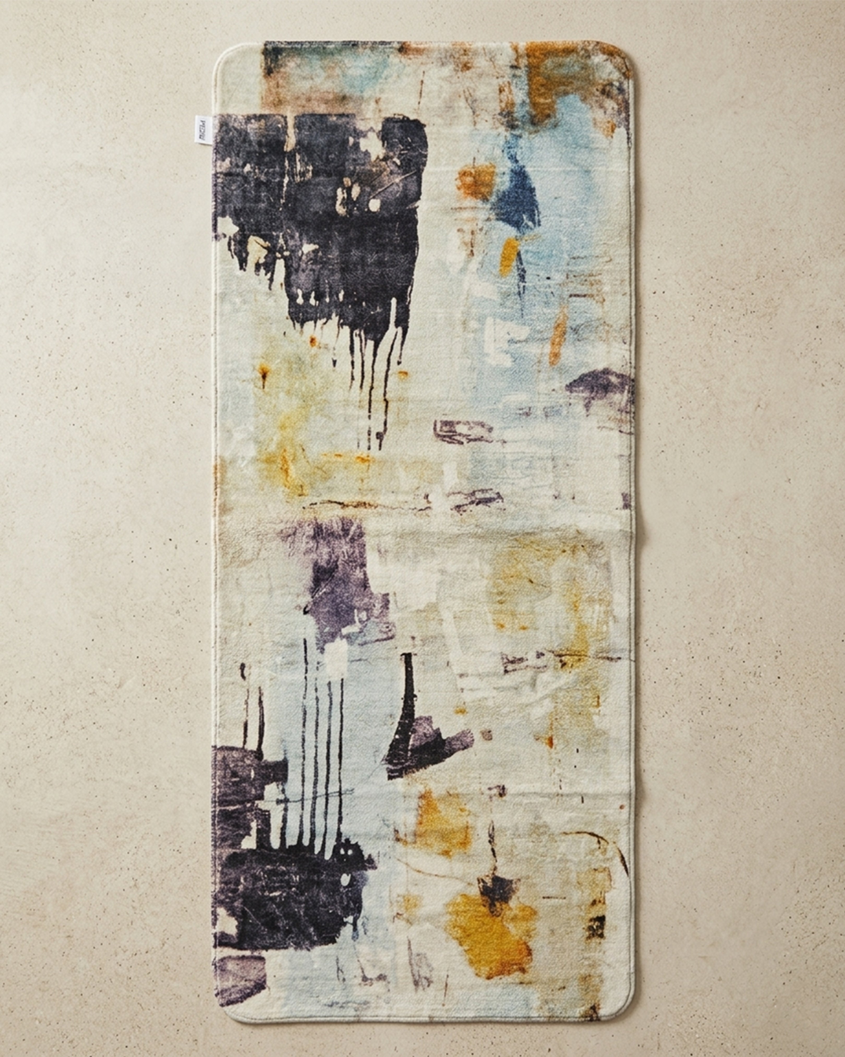 Botanical Elegance Long Runner Rug – Floral Print Anti-Slip Floor Mat for Hallway & Kitchen | Soft Microfiber Runner